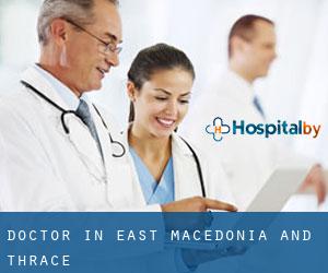Doctor in East Macedonia and Thrace