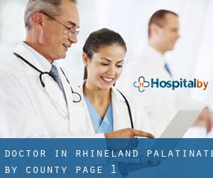 Doctor in Rhineland-Palatinate by County - page 1