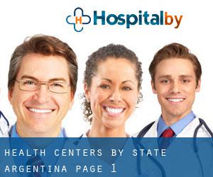 health centers by State (Argentina) - page 1