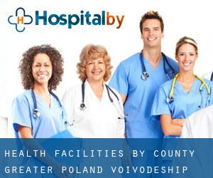 health facilities by County (Greater Poland Voivodeship) - page 1