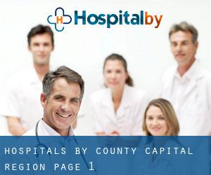 hospitals by County (Capital Region) - page 1