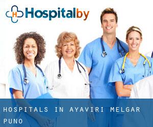 hospitals in Ayaviri (Melgar, Puno)