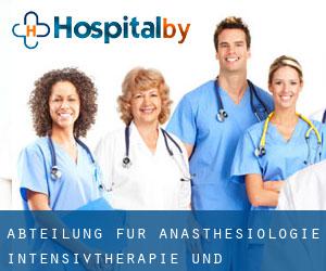Abteilung für Anästhesiologie, Intensivtherapie und Rettungsmedizin (Bad Saarow)