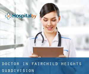 Doctor in Fairchild Heights Subdivision