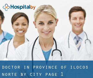 Doctor in Province of Ilocos Norte by city - page 1
