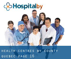 health centres by County (Quebec) - page 16