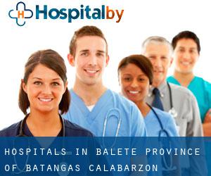 hospitals in Balete (Province of Batangas, Calabarzon)