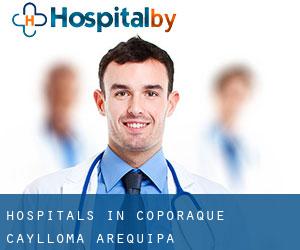 hospitals in Coporaque (Caylloma, Arequipa)