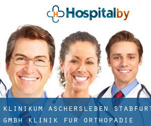Klinikum Aschersleben-Staßfurt GmbH Klinik für Orthopädie-, Unfall- (Johannis-Vorstadt)